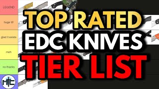 TOP-RATED EDC Knife TIER LIST! - 2024