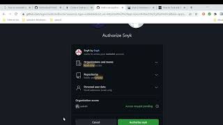 Snyk integration with Github and first scan