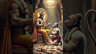 The Unbreakable Bond: Hanuman's Devotion to Ram ❤️🔥🙏❣️❣️❣️❣️#shorts