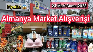 🛒 Almanya'da Yeni Market Alışverişi  ❌️ Güncel Market Fiyatları 🛒  Market Alışverişi - 24 Mart 2023