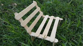How To Make Pop Stick Bench | How To Make Bench With Ice Cream Sticks | Cute park Bench