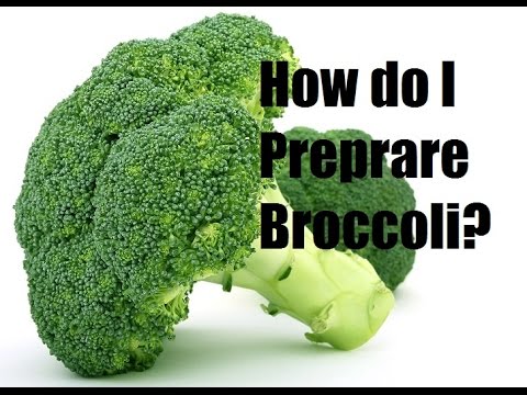 How to cut and clean Broccoli – French cooking techniques