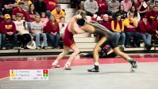NCAA Wrestling 2023 Richard Figueroa (Arizona State) vs Caleb Fuessley (Iowa State) 125lbs