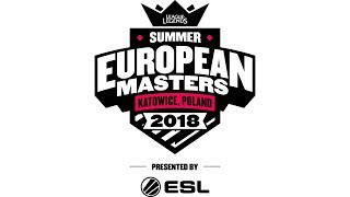 European Masters Summer 2018: Team Atlantis vs MAD Lions