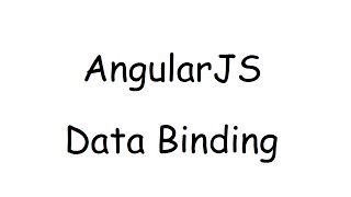 AngularJS Data Binding Tutorial