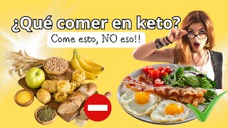 Qué comer en la dieta cetogénica - Alimentos permitidos y prohibidos