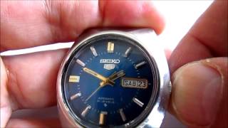 Vintage Seiko 5 Automatic 21 Jewels Wristwatch