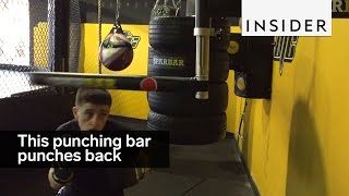 This punching bar punches back