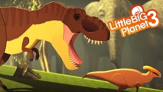 LittleBigPlanet 3 - JURASSIC WORLD T-REX / Tyrannosaurus Rex - Dinosaur Rexy Test | EpicLBPTime