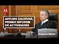 Arturo Zaldívar rinde su primer informe como presidente de la SCJN