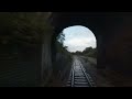 beautiful east of england countryside train journey relaxing 4k drivers view lowestoft– norwich