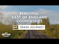 Beautiful East of England Countryside Train Journey | Relaxing 4K Drivers View | Lowestoft– Norwich