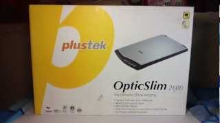 Plustek Opticslim 2600 Scanner Unboxing