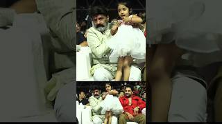 #Balakrishna's heartwarming moment with a little girl at #VishwakSen's GOG pre-release | Gulte.com