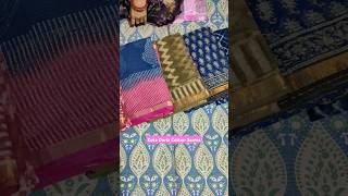 Kota Doria Cotton Sarees New Collection ।। New collection of Hand block print ।। Free shipping