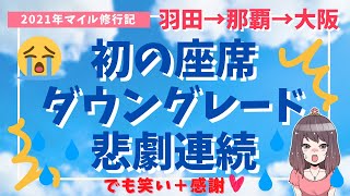 【2021年JGC修行レポ（4)】初めての座席ダウングレード！ 「羽田→沖縄→大阪」ルート【悲劇の前編】