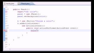 Java Programming Tutorial 83 JColorChooser