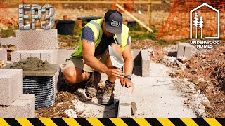 Laying the First Block of Our DREAM Home! | Ep03