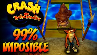 El KAIZO de Crash Twinsanity 99% IMPOSIBLE... PURO GLITCH