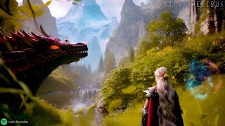 Relaxing Magical Dragon Land Music \u0026 Ambience ☘️ Harp, Angelic Voice, Flute, Violin 🎧 RPG/D\u0026D Music