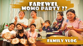 FAREWEL MOMO PARTY TO MY SISTER PHINU | MUKBANG HOMEMADE MOMO | NEPALI CHICKEN MOMO | OCT 2024