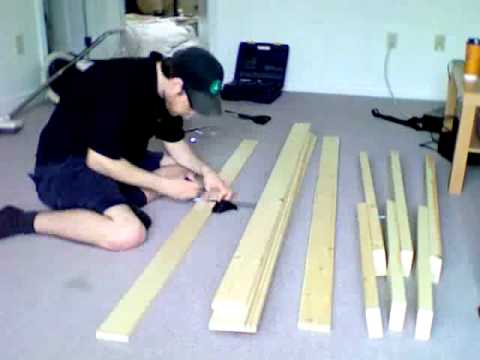 Making a wooden futon frame Making a wooden futon frame