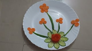 Beautiful Flower Salad decoration ideas for school Students by neelamkirecipes🍅334🍅