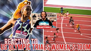 REACTION TO SHA’CARRI RICHARDSON 2021 US OLYMPIC TRIALS WOMEN’S 100m