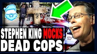 Woke Stephen King MOCKS Fallen Police Officers & Instantly Regrets It! 4 Charlot