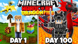 I Survived 100 Days as a DRAGON MASTER in HARDCORE Minecraft!