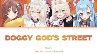 [KAN/ROM/ENG] Doggy god's street - Hololive  -  [COLOR CODED LYRICS]