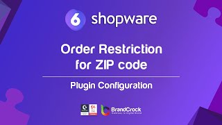 Shopware 6 Plugin Order Restriction for ZIP code