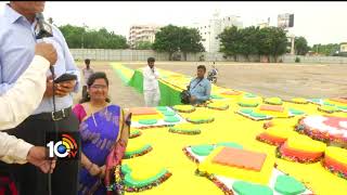 భారీ రాఖీ..చూస్తే ఆశ్చర్యపోతారు..| 999 Feats Largest Rakhi In Vijayawada | #HugeRakhi | 10TV