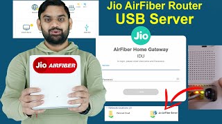 How to Use Jio AirFiber Router USB Option | Jio Router FTP Server | Router USB FTP Server | Jio FTP