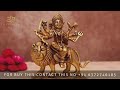 brass maa durga murti height 5.2 inches