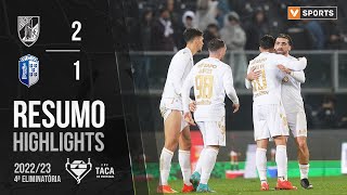 Highlights | Resumo: Vitória SC 2-1 FC Vizela (Taça de Portugal 22/23)