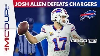 Josh Allen Mic'd Up For Dramatic Win Over Los Angeles Chargers! | Buffalo Bills