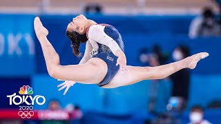 Suni Lee DELIVERS on the floor to win all-around gold for USA | Tokyo Olympics | NBC Sports