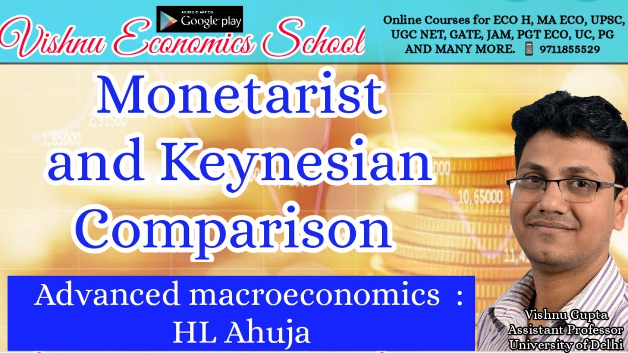 Monetarist And Keynesian Comparison Part 1 | Monetarist Theory | Upsc ...