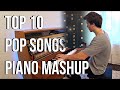 TOP 10 Pop Songs Piano Mashup | Peter Buka | Piano Tutorial | Piano Cover