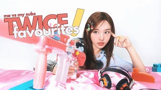 ᯓ★ me vs my subs : our twice favourites