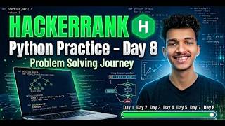 HackerRank Python Practice Day 8