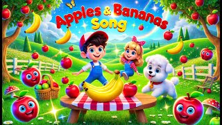 Apples and Bananas 2 | CoComelon Nursery Rhymes \u0026 Kids Songs