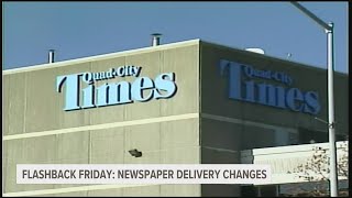 Flashback Friday: When QCA newspaper delivery started to change