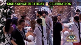 Bigg Boss 18 LIVE Eisha Singh Birthday Celebration With Rajat Dalal Chahat Vivian Avinash