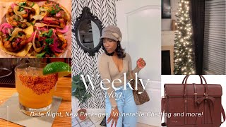 Weekly Vlog- Vulnerable Moment | Date Night Outfit | Let's do a little Shopping & More