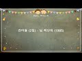 건아들 2집 님 떠난뒤 1985 작사 이영복 작곡 이영복