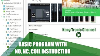 #4 Belajar PLC Schneider - Dasar Pemrograman dengan NO, NC, Coil Instruction