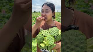 Eating lotus seed  #epiceating #food #savoreverybite #starfruit #mukbang #epiceats