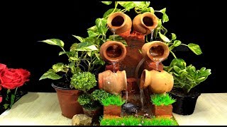 How to make double Terracotta Fountain / DIY